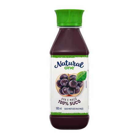 Suco Natural One 180ml Uva e Maça