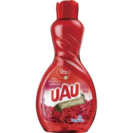 Limpador perfumado uau 500ml perfumes flores vermelhas