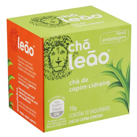 CHA LEAO FUZE CAPIM CIDREIRA 10 SAQUI 10G 360-2