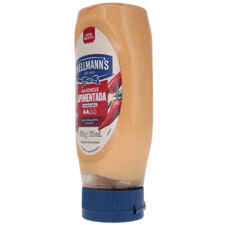 Maionese Apimentada Hellmann's NBA Chicago Bulls Frasco 335gr 360-5