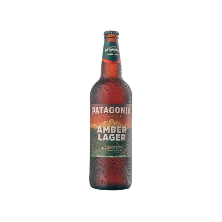Cerveja Patagonia Amber Lager Garrafa 740Ml
