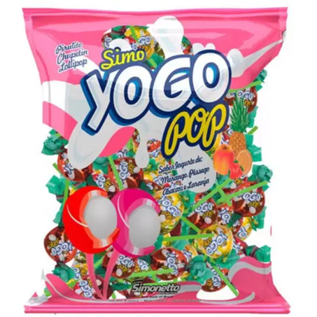 Pirulito simonetto 24un 432g yogo pop sortido