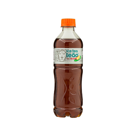 CHÁ PRETO ICE TEA PÊSSEGO LEÃO ZERO 450ML