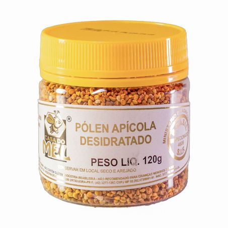 PÓLEN APÍCOLA DESIDRATADO 120G CASA DO MEL