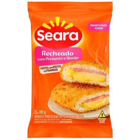 Empanado recheado seara 110g pre/queijo