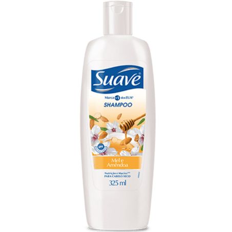 Shampo suave 325ml mel e amendoa