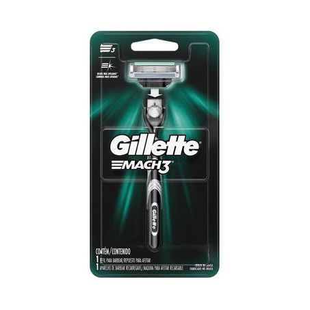 APARELHO GILLETTE MACH3 TRADICIONAL