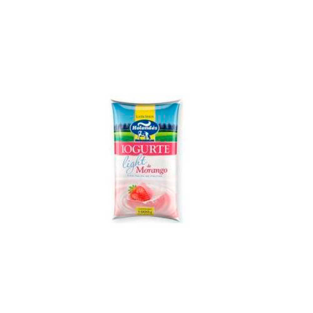 Iogurte Holandês Morango Light 1L