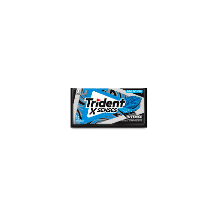 CHICLE TRIDENT XSENSES INTENSE S/ACUCAR 8G (034102)
