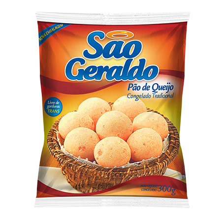PAO QUEIJO SAO GERALDO CONG - 300G