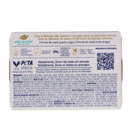 SABONETE DOVE PELE SENSÍVEL 90G 360-18