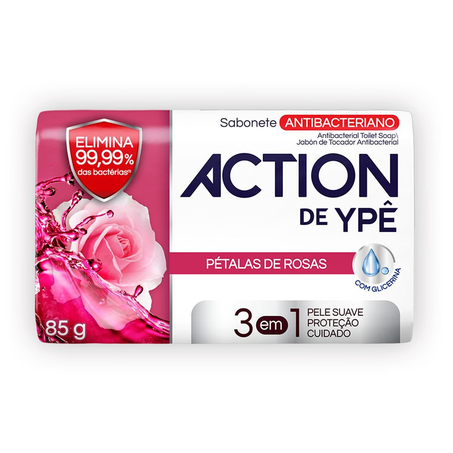 Sabonete Ype Antibacteriano Care Action 85G