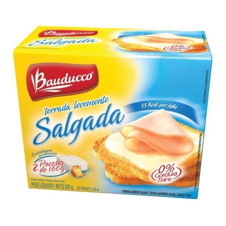 TORRADA BAUDUCCO SALGADA C/2 284G