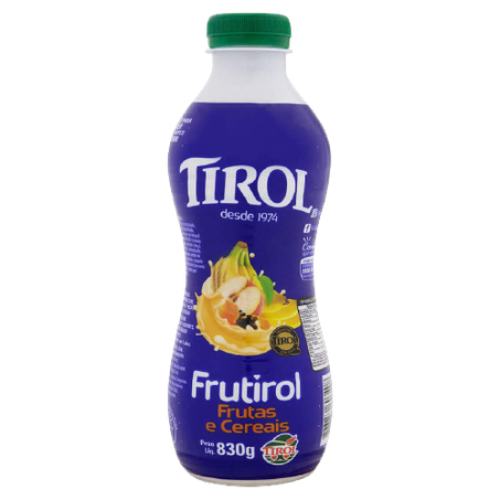 Bebida láctea tirol frutas cereais 830g