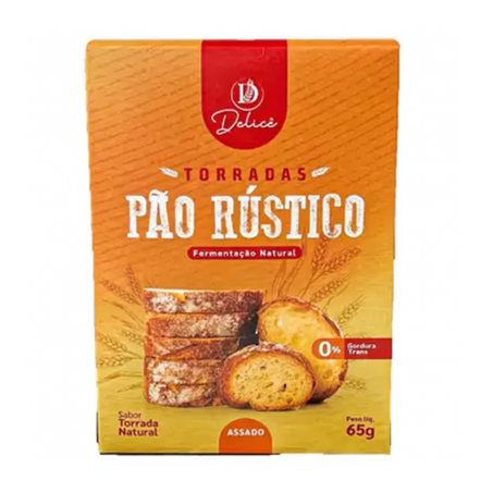 TORRADA  PAO RUSTICO DELICE 65G