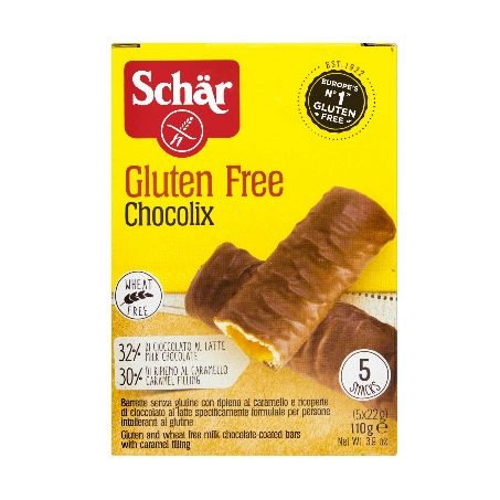 BISCOITO SCHAR CHOCOLIX SEM GLUTEN 110G