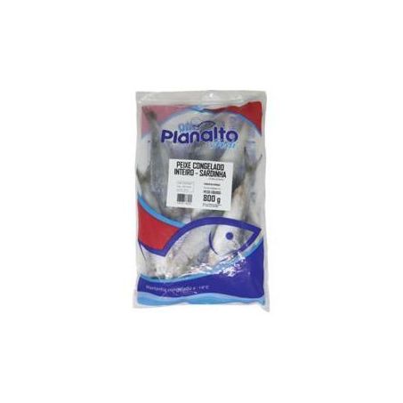 Sardinha congelada planalto fish inteira pacote 800g