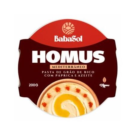 Homus mediterrâneo babasol 200g