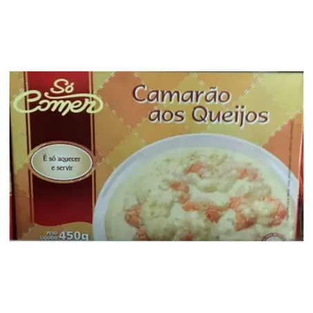 So comer-camarao aos queijos 450g