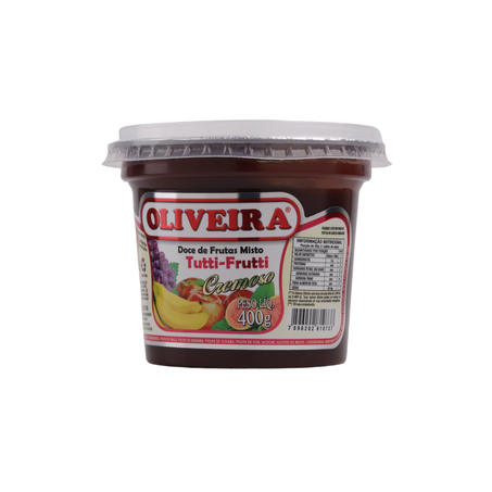Doce Fruta Oliveira Tutti Frutti Pote 400g 
  360-3