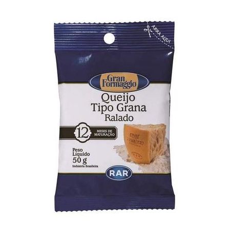 Queijo Ralado Rar Tipo Grana 50g