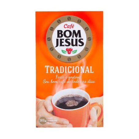 Café Torrado e Moído Bom Jesus Tradicional Caixa 500gr