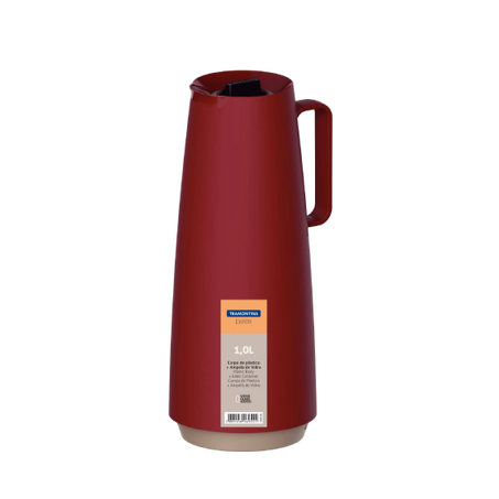 Bule Térmico Tramontina Exata Vermelho 1l