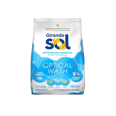 Sabao em po girando sol floral paris azul sachê 1.6kg