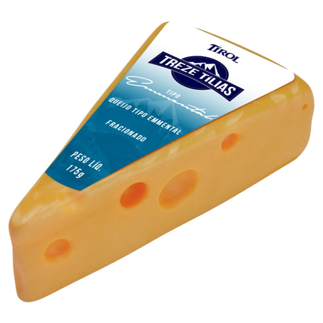 Queijo Treze Tílias 175g - Emmental - Fracionado