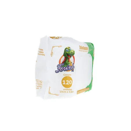 TOALHAS UMEDECIDAS FERINHA BABY PREMIUM TOQUE SUAVA PACOTE C/120UNID 360-29
