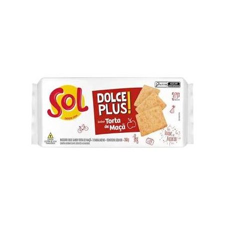 BISCOITO SOL 360G DOLCE PLUS TORTA DE MA