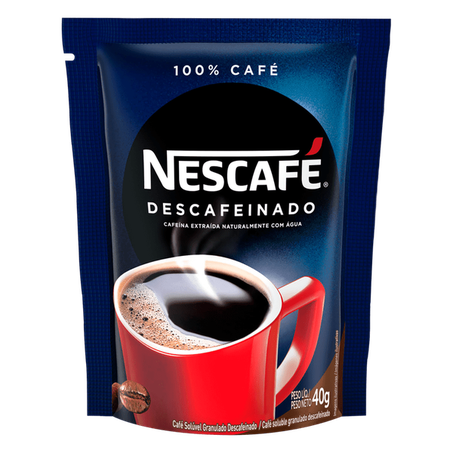 Cafe descafeinado nescafé sachê 40g
