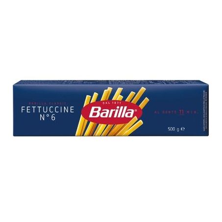 Macarrão de Sêmola de Trigo Duro Fettuccine 6 Barilla Caixa 500g