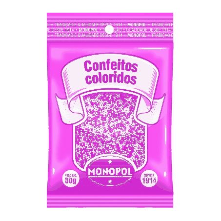 Granulado monopol coloridos 80g