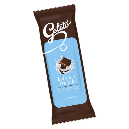 Picolé Cremoso Gelato Leitinho Trufado 80G