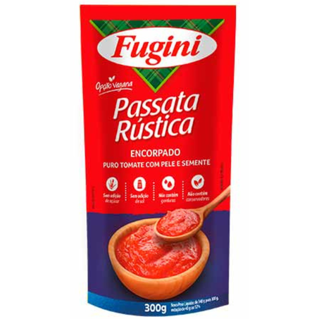 Passata de tomate fugini 300g rustica sache