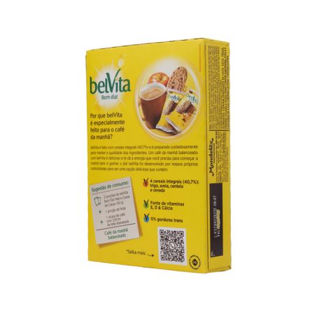 Biscoito Integral Belvita Mel/Cacau 75g 360-37