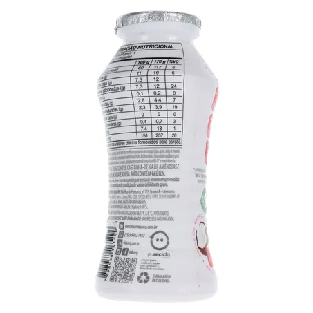 IOGURTE VIDA VEG S/LACTOSE MORANGO 170G 360-2