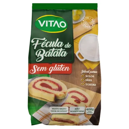 Fécula de Batata Vitao Sem Glúten 400g