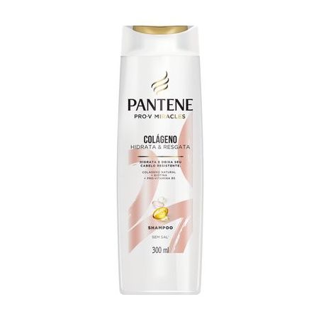 Shampoo Pantene Colágeno Hidrata & Resgata Frasco 300ml