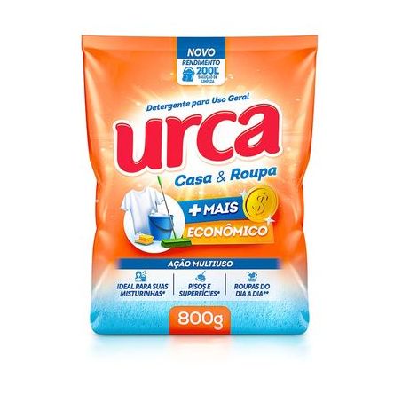LAVA ROUPAS EM PÓ 800G URCA