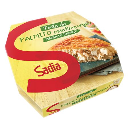 TORTA DE PALMITO COM REQUEIJÃO COM MASSA DE IOGURTE SADIA