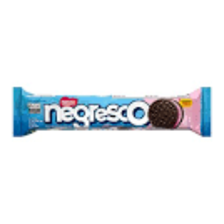 Biscoito recheado negresco 90g chocolate com morango