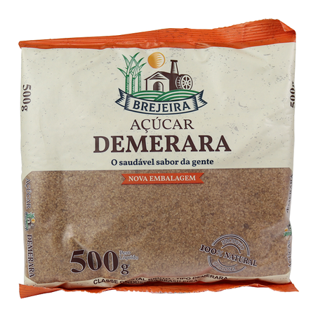 Acucar demerara brejeira 500gr