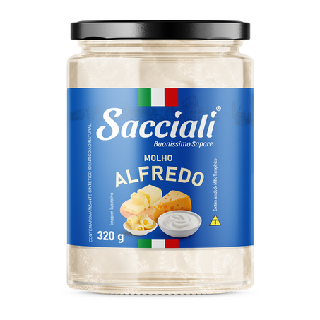 Molho Sacciali 320g Alfredo