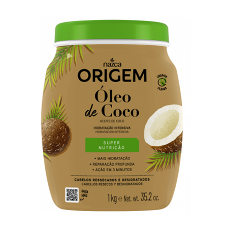 CREME TRATAMENTO ORIGEM ÓLEO DE COCO 1KG