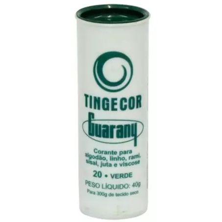 Corante tingecor guarani 40g verde