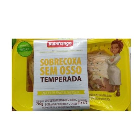 File de sobrecoxa de frango Nutrifango temperado 700g