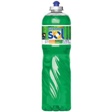 Deterg girando sol 1000ml limao