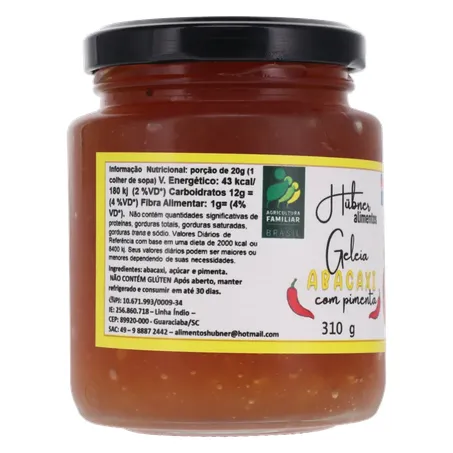 Geleia hubner abacaxi com pimenta 310g 360-31